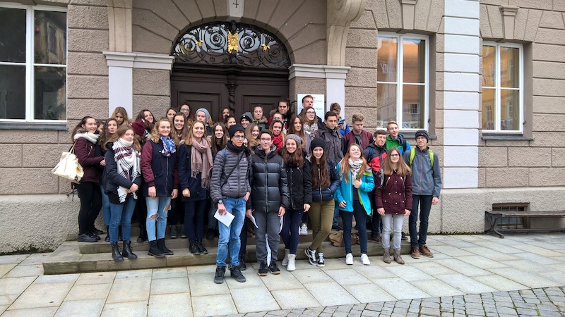 gruppo studenti italiani e tedeschi