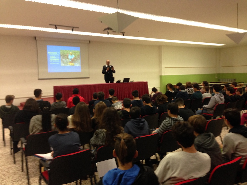 incontro con i carabinieri in auditorium