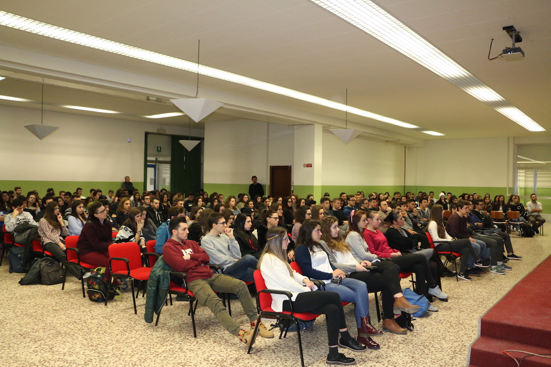 La platea degli studenti