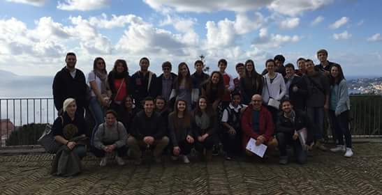 Gruppo studenti italiani ed americani